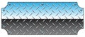 Brilliant Chrome Diamond Plate Metal Sign Background Vector Illustration Royalty Free Stock Photo