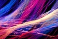 Brilliant colorful backgrounds. Light. Fibres. Energy.