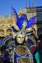 Brilliant costume Venice Carnival Royalty Free Stock Photo