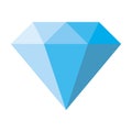 A brilliant diamond vectorized