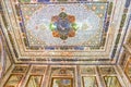 Brilliant interior of the Qavam House or Narenjestan e Ghavam, glitter with mirror tiles work.