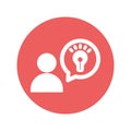 Brilliant mind Isolated Vector icon which can easily modify or edit