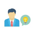 Brilliant mind Isolated Vector icon which can easily modify or edit