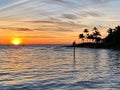 Brilliant sunset southwest Florida Gulf of Mexico