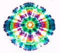 Brilliant patterns made using tie dye