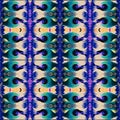 Brilliant peacock eye geometric wallpaper pattern. Elegant blur shimmer of colourful metallic bird plumage backdrop