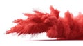Pink Red Powder Explosion Cloud White Background Royalty Free Stock Photo