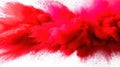 Pink Red Powder Explosion Cloud White Background Royalty Free Stock Photo