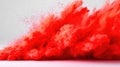 Pink Red Powder Explosion Cloud White Background Royalty Free Stock Photo