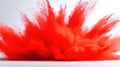 Pink Red Powder Explosion Cloud White Background Royalty Free Stock Photo