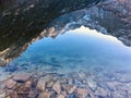 A brilliant reflection of Morskie Oko - Tatra National Park in the Rybi Potok Valley Royalty Free Stock Photo