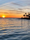 Brilliant sunset southwest Florida Gulf of Mexico