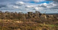 Strange formations at Brimham Rocks Royalty Free Stock Photo