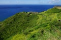 Brimstone Hill Fortress National Park, buildings in a bright sunshine, Saint Kitts and Nevis Royalty Free Stock Photo