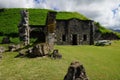 Brimstone Hill Fortress National Park, ruins detail in a bright sunshine, Saint Kitts and Nevis Royalty Free Stock Photo