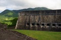 Brimstone Hill Fortress wall detail, St. Kitts and Nevis Royalty Free Stock Photo