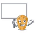 Bring board cookies in the form madeleine cartoon Royalty Free Stock Photo