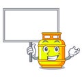 Bring board flammable gas tank on cartoon the