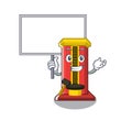 Bring board hammer cartoon shaped character game machine