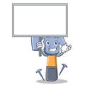 Bring board hammer character cartoon emoticon