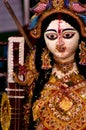Bring home Goddess Durga Royalty Free Stock Photo