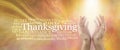 Bring in some healing this Thanksgiving Royalty Free Stock Photo