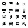Exhibition stands icons