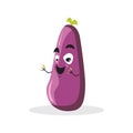 brinjal. Vector illustration decorative design Royalty Free Stock Photo