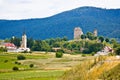 Brinje village in nature of Lika Royalty Free Stock Photo