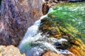 Brink of Lower Falls at Yellowstone National Park