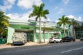 Brinks truck picking up money from Wells Fargo Bank Miami Beach FL