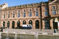 Brinks truck in Strasbourg, France Apple Store Royalty Free Stock Photo