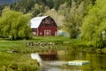 Brinnon Washington Barn by Pond