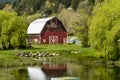 Brinnon Washington Barn by Pond