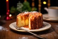 brioche cake close up food photography Royalty Free Stock Photo