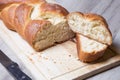 Brioche. Fresh homemade bread. Traditional French baking.