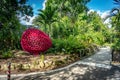 Brisbane, Australia - Art installation inside the Mount Coot-Tha botanic gardens