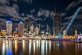 Brisbane, Australia - City construction sites including the new Southbank water terminal and Queen`s Wharf resort a