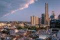 Brisbane, Australia - City skyline at sunset Royalty Free Stock Photo