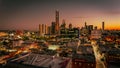 Brisbane, Australia - City skyline at sunset Royalty Free Stock Photo