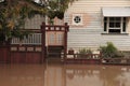 BRISBANE, AUSTRALIA - JAN 13 : Flood