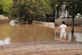 BRISBANE, AUSTRALIA - JAN 13 : Flood Royalty Free Stock Photo