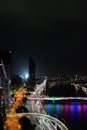 A beautiful December night in Brisbane, Australia Royalty Free Stock Photo