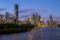 Brisbane skyline, capital of Queensland, Australia Royalty Free Stock Photo