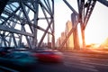 Brisbane city bridge Royalty Free Stock Photo