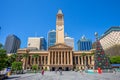 Brisbane City Hall, the seat of the Brisbane City Council, located at King George Square