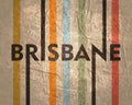 Brisbane city name.