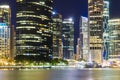 Brisbane city skyline at night Royalty Free Stock Photo