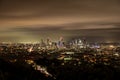 Brisbane city skyline at night Royalty Free Stock Photo