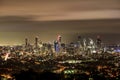 Brisbane city skyline at night Royalty Free Stock Photo